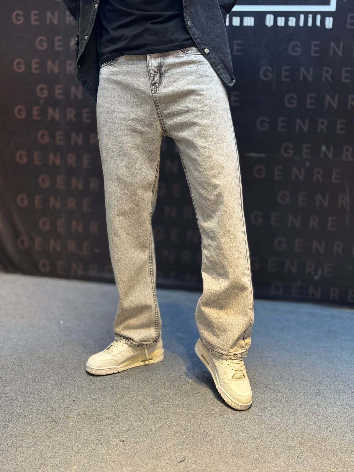 Premium 99% Cotton 1% Spandex Straight Cut Denim PANT Fit Exploring - Image 7
