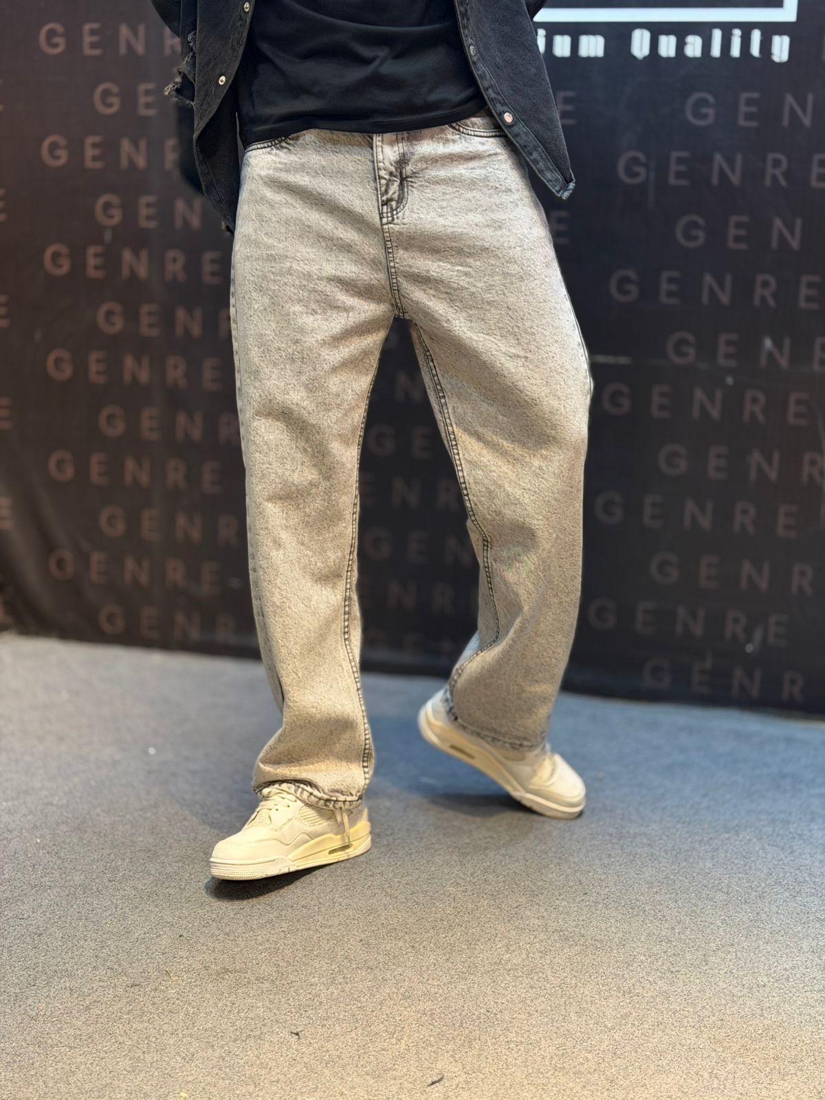 Premium 97% Cotton 3% Spandex Straight Cut Denim PANT Fit Exploring - Image 5
