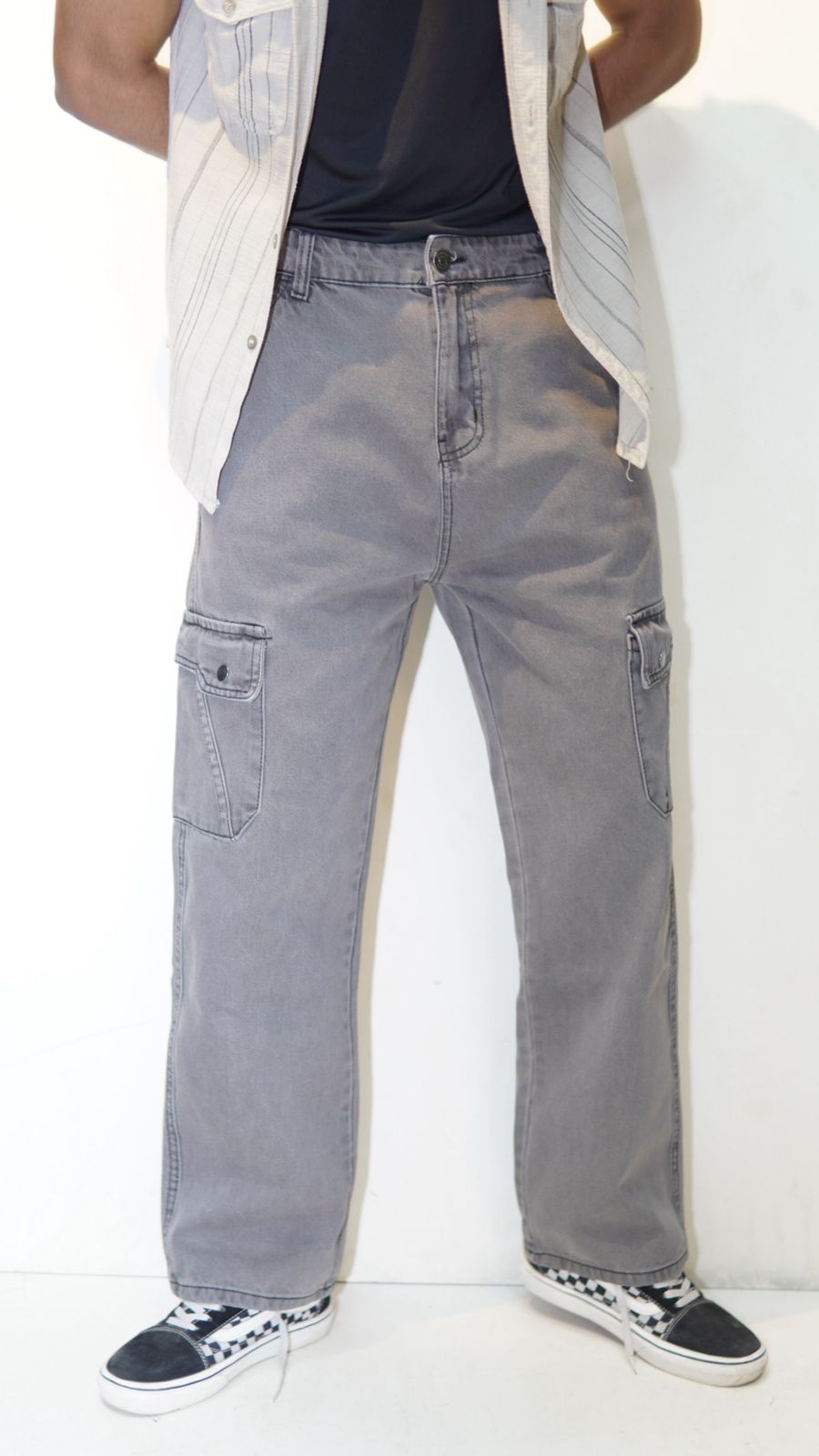 LIMITED Denim Cargo PANT Fit for Comfort - Image 2