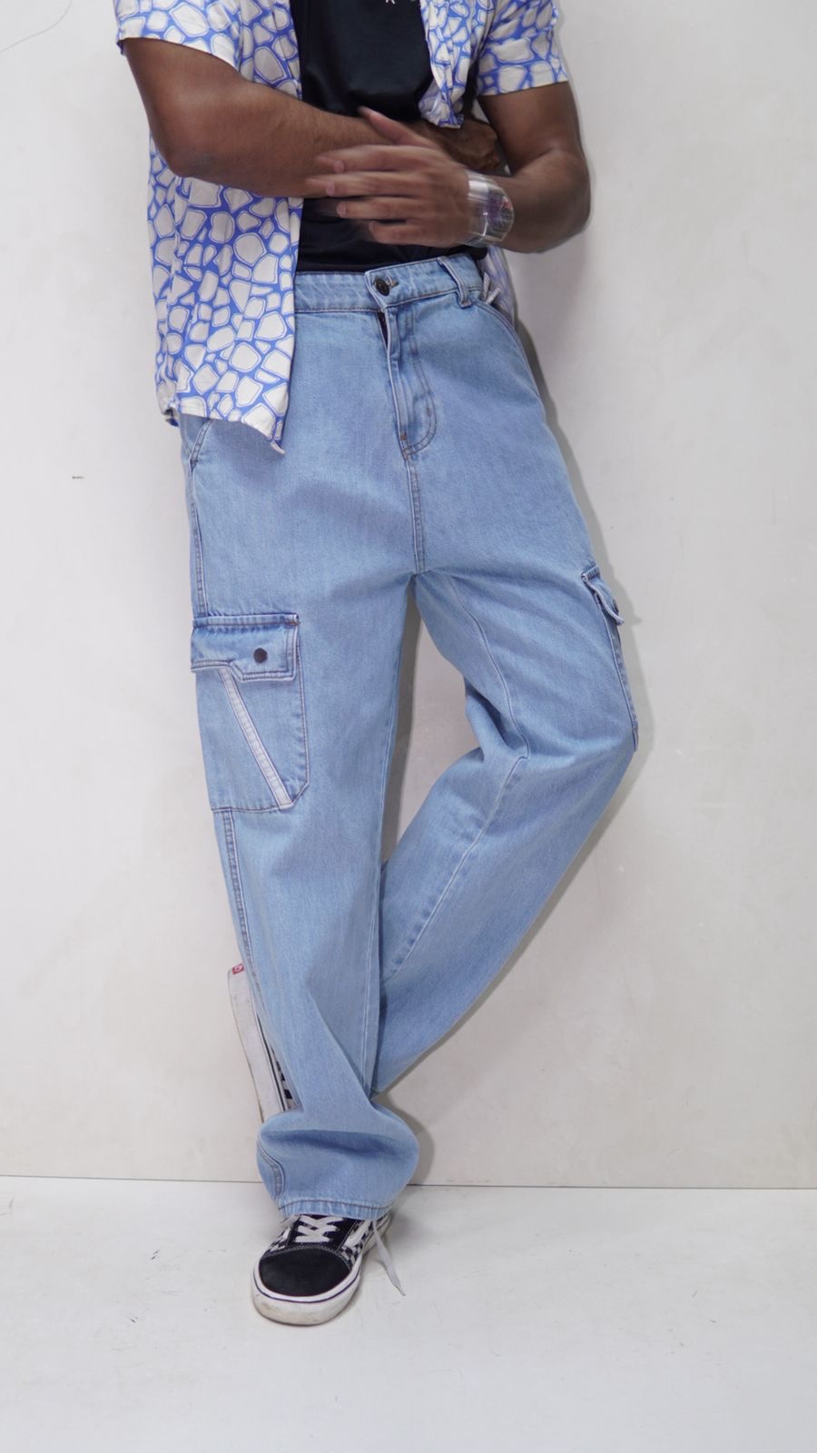 LIMITED Denim Cargo PANT Fit for Comfort - Image 7