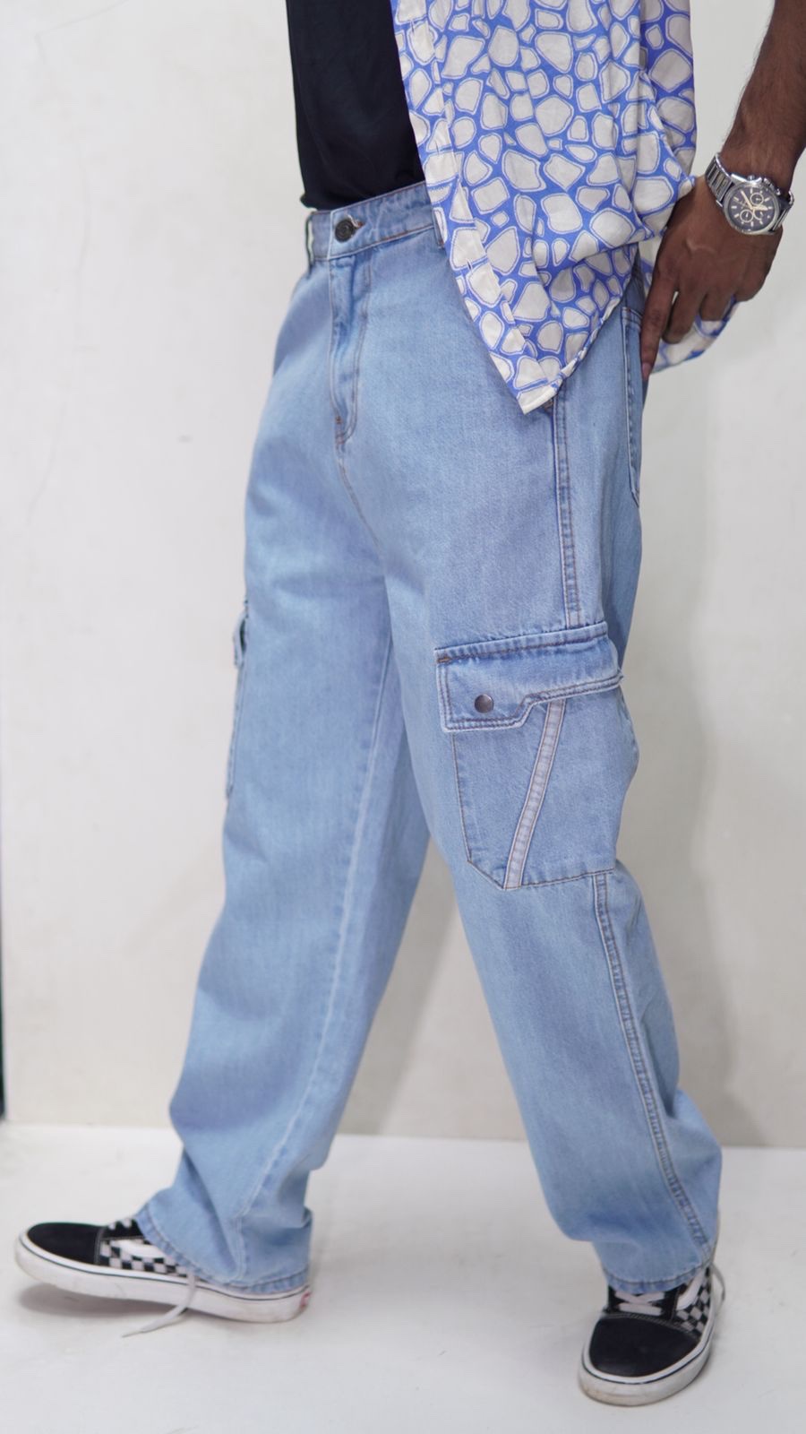 LIMITED Denim Cargo PANT Fit for Comfort - Image 5