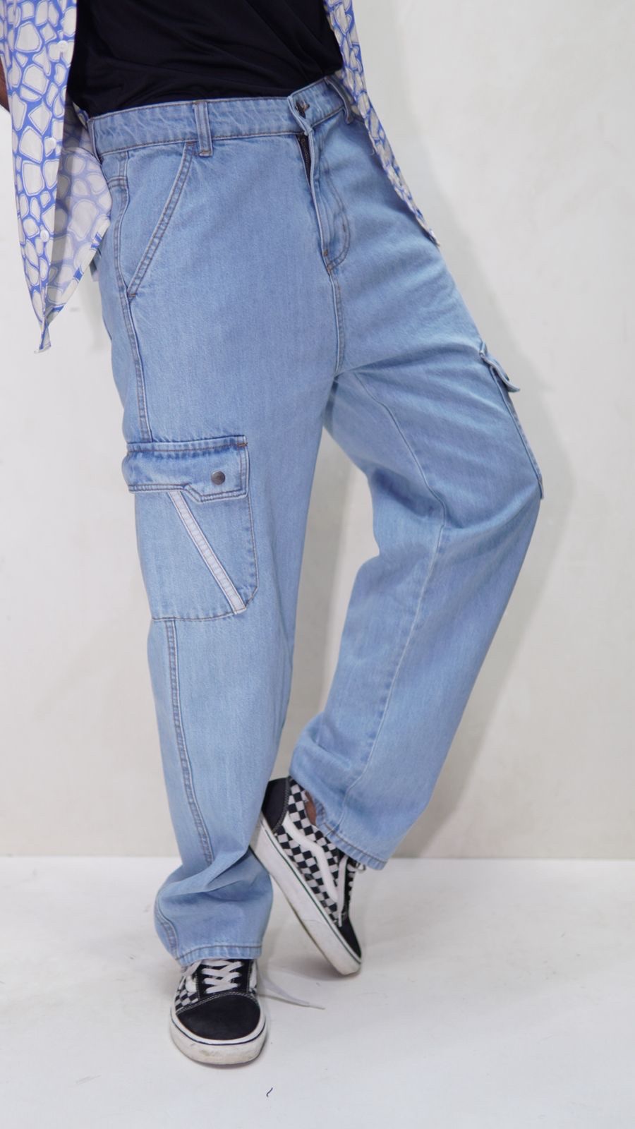 LIMITED Denim Cargo PANT Fit for Comfort - Image 6