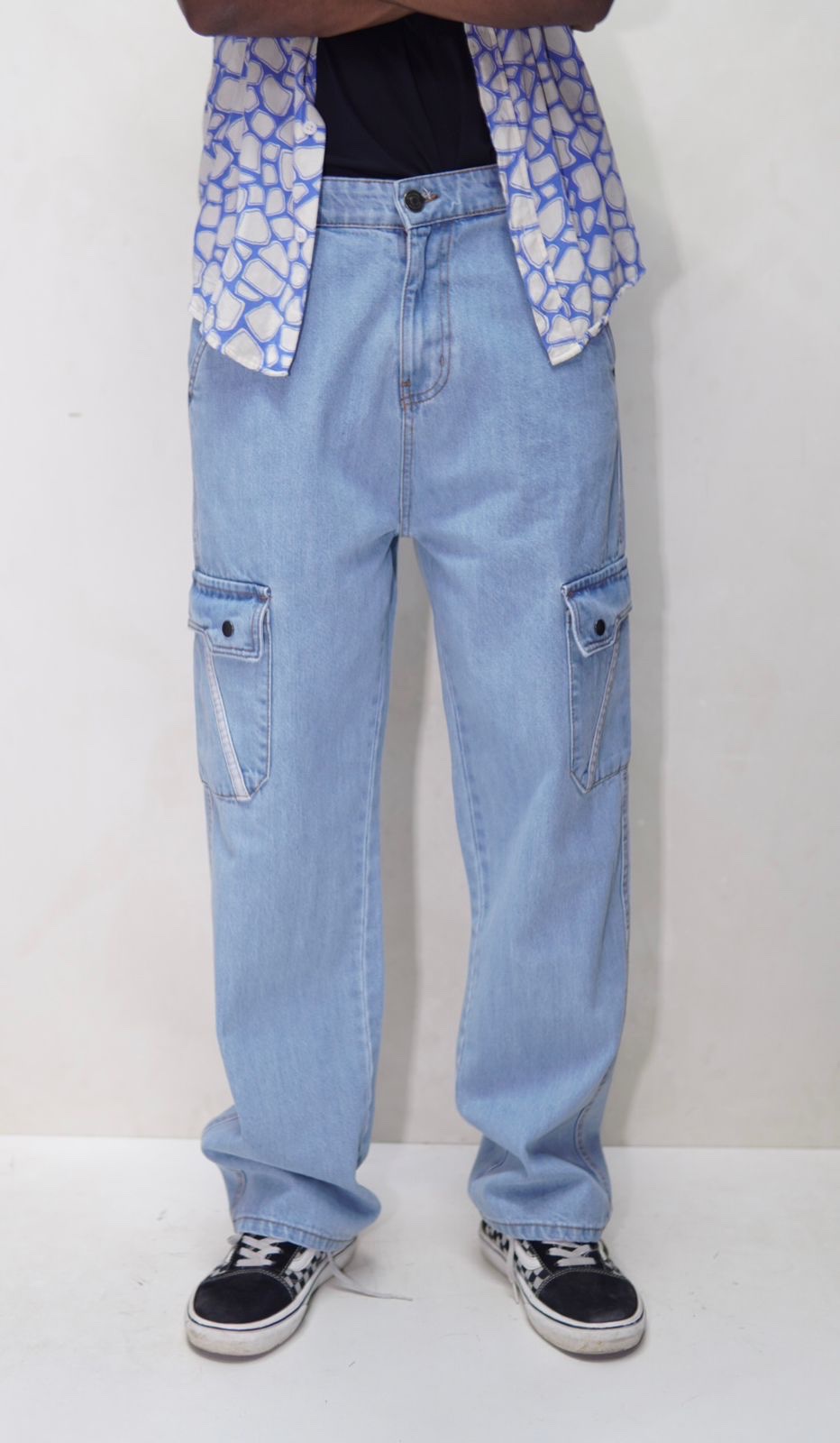LIMITED Denim Cargo PANT Fit for Comfort - Image 2