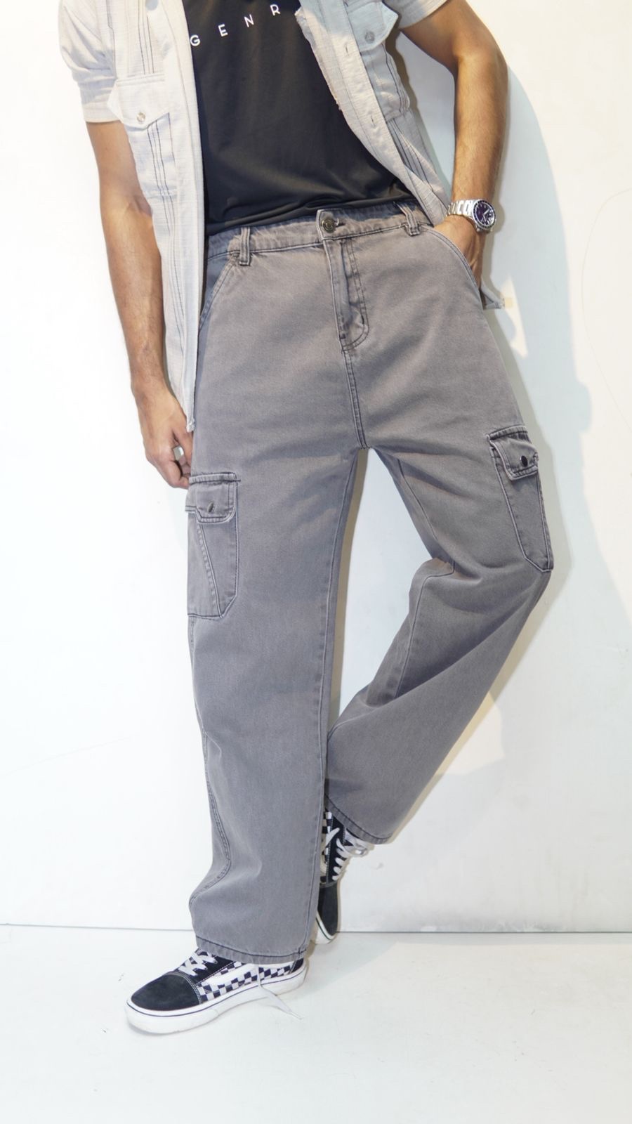 LIMITED Denim Cargo PANT Fit for Comfort - Image 6