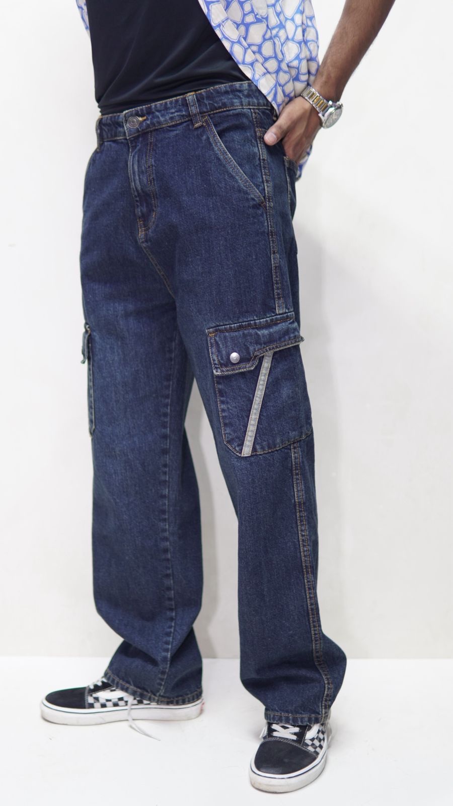 LIMITED Denim Cargo PANT Fit for Comfort - Image 4