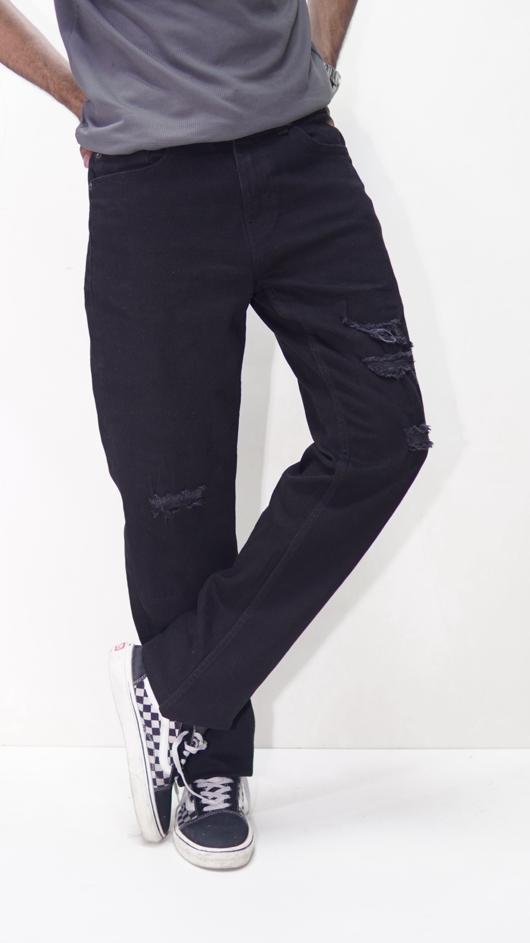 REGULAR FIT Premium 97% Cotton 3% Spandex Stretch Denim PANT
