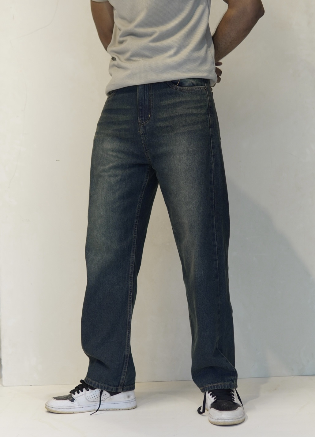 Premium 100% Cotton Straight Cut Denim PANT Fit Exploring