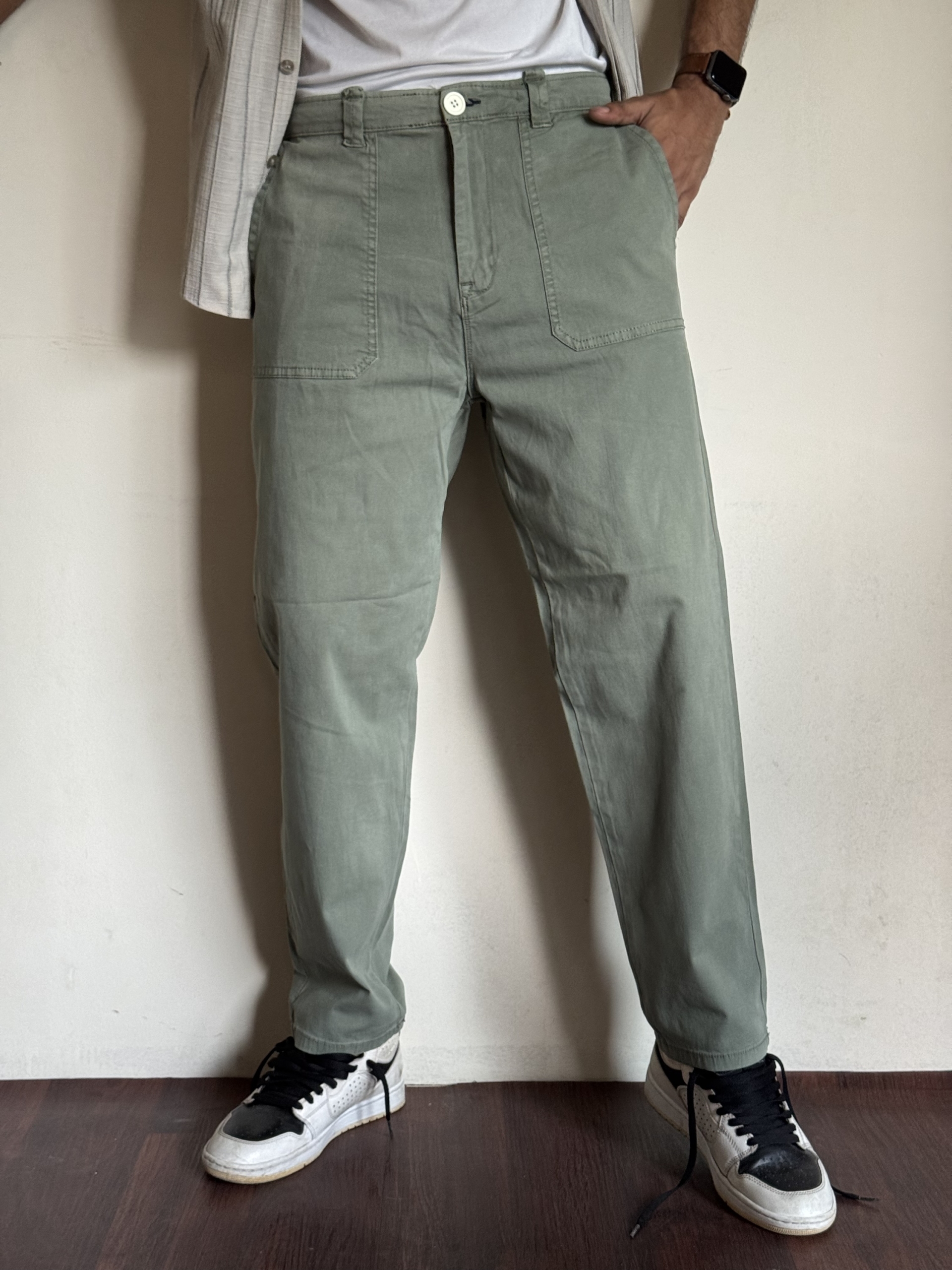 REGULAR FIT Premium 97% Cotton 3% Spandex Stretch Denim PANT - Image 2