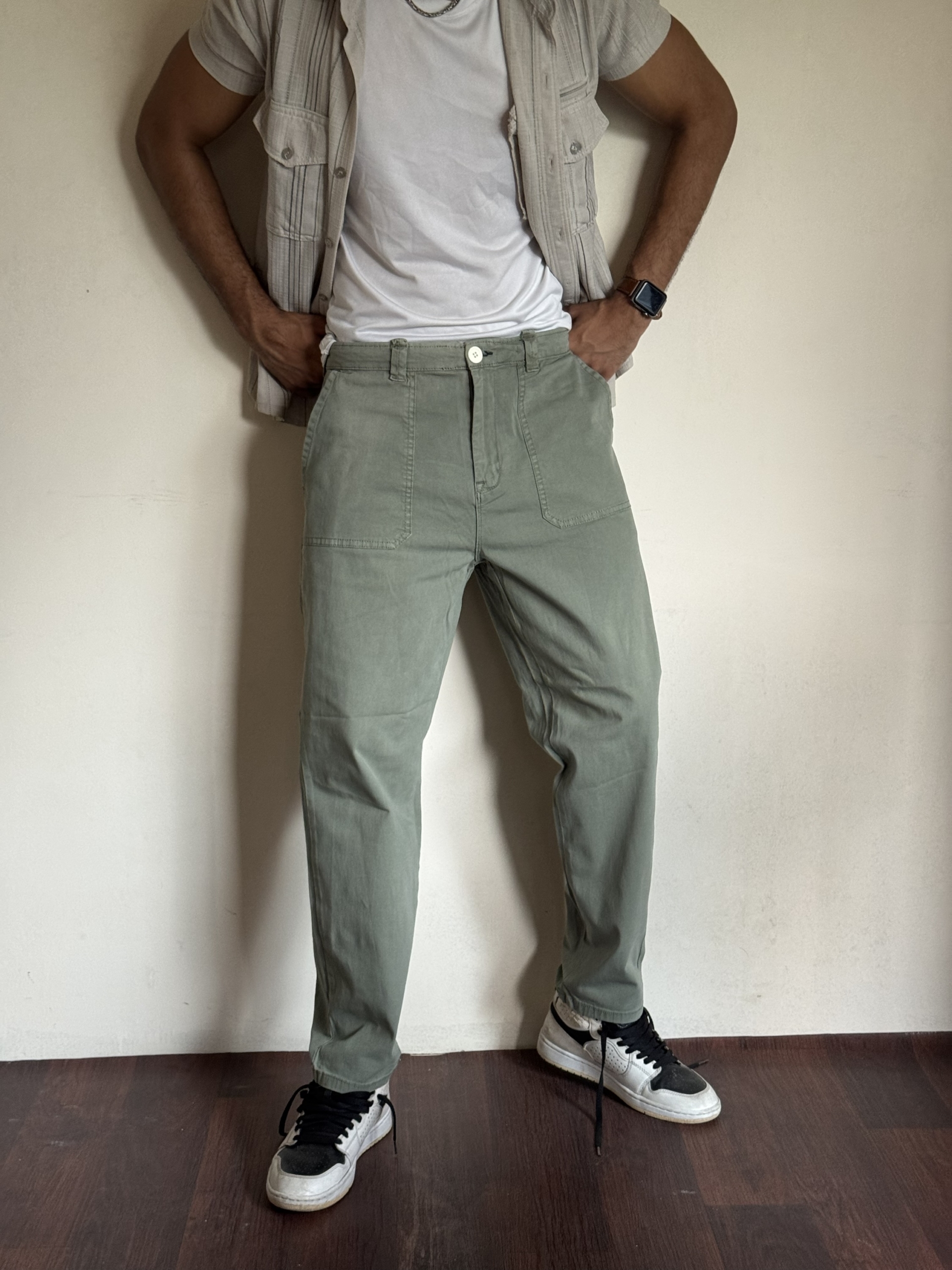 REGULAR FIT Premium 97% Cotton 3% Spandex Stretch Denim PANT - Image 5