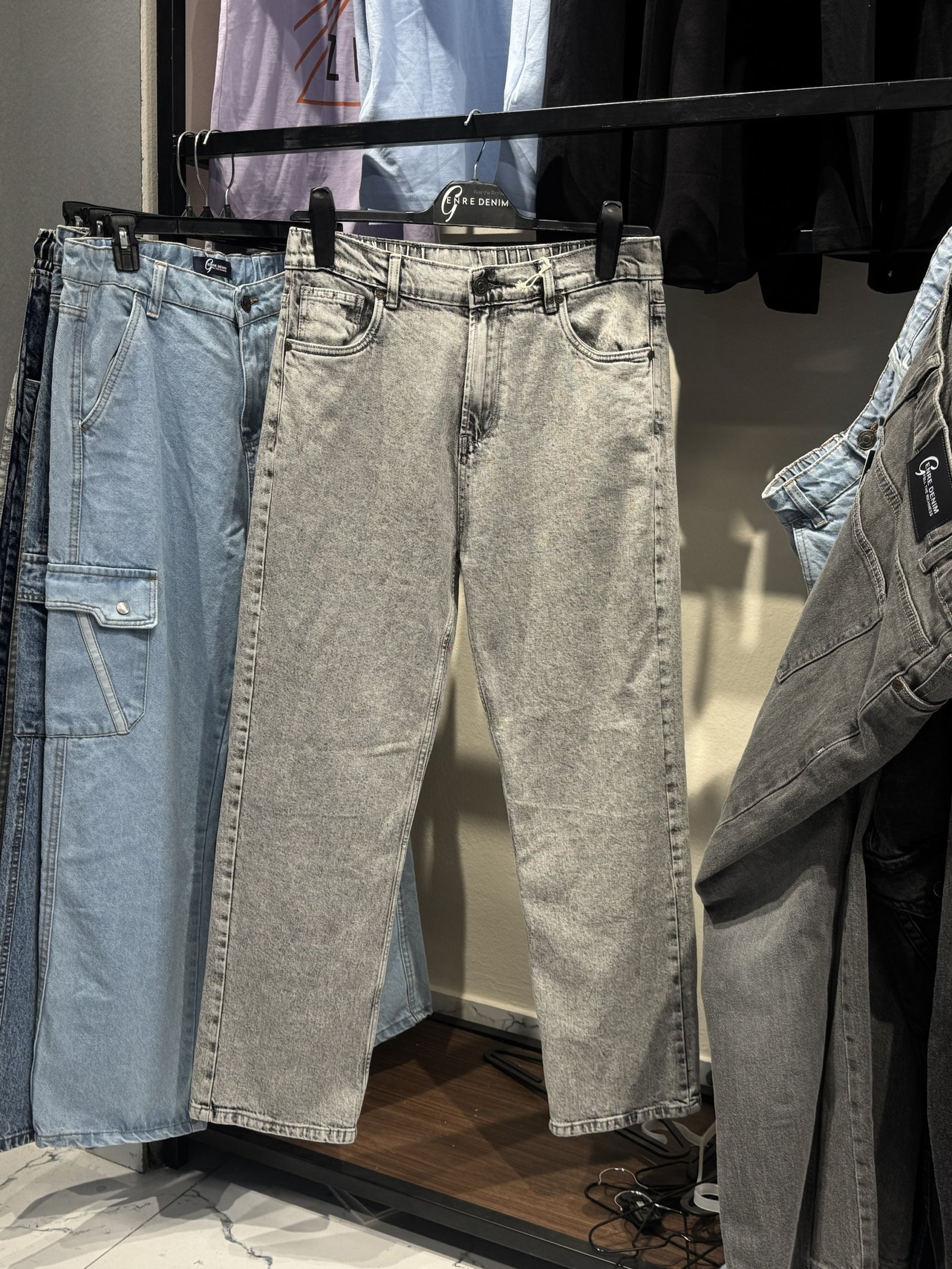 Premium 97% Cotton 3% Spandex Straight Cut Denim PANT Fit Exploring