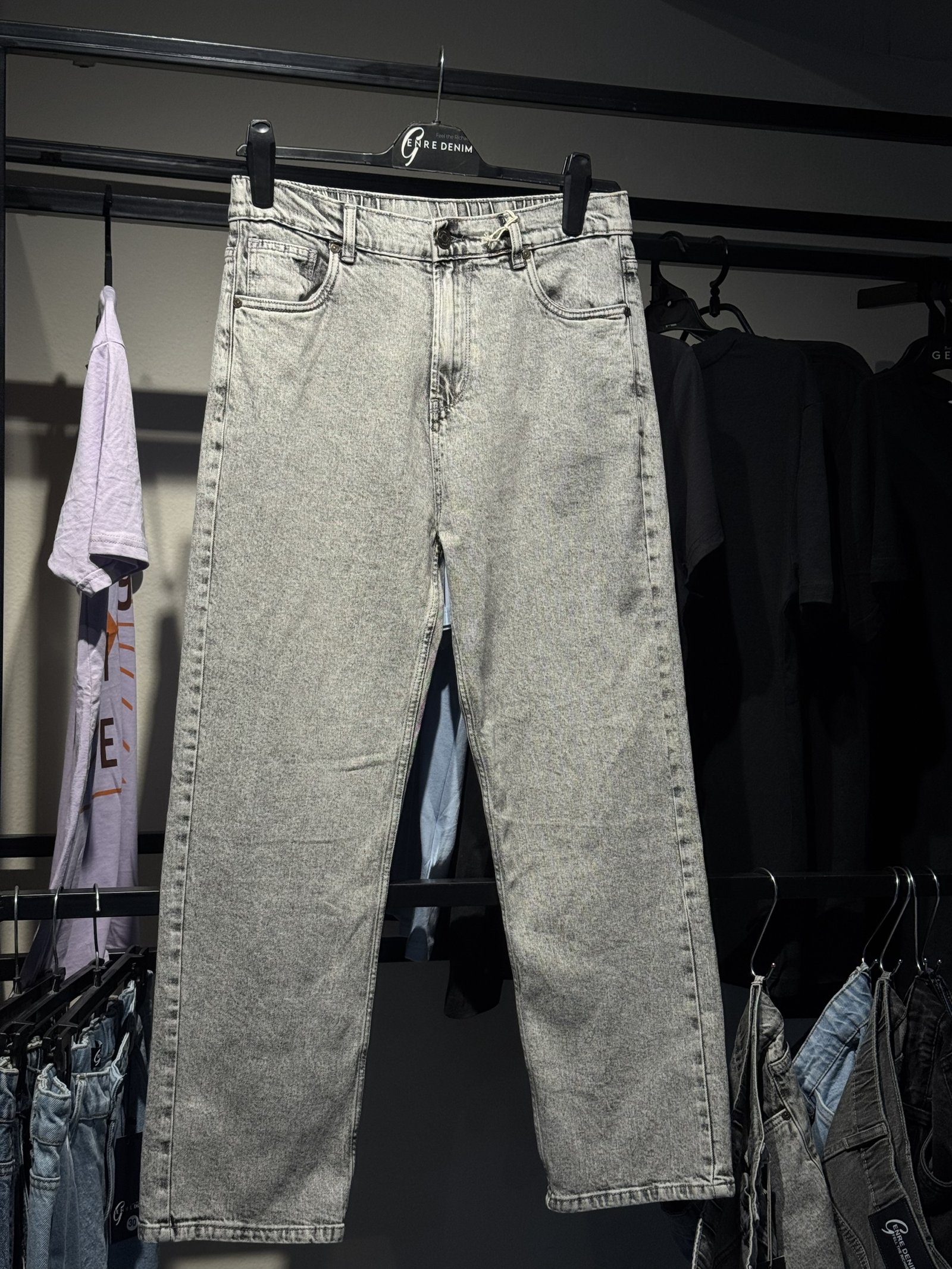 Premium 97% Cotton 3% Spandex Straight Cut Denim PANT Fit Exploring - Image 3